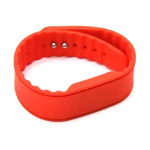 Adjustable Reusable Disposable Passive RFID 13.56MHz Ultralight NFC Wristbands
