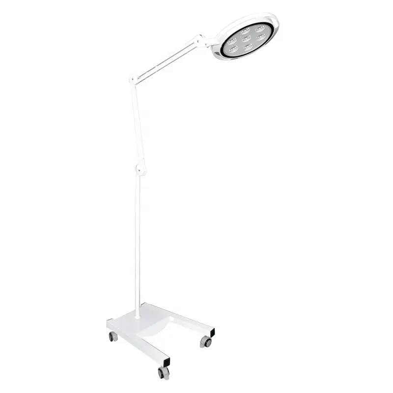 Standing/Vertical Mobile Surgical Lights Portable Floor Model LED Lights 7 Bulbs Examination Lamps