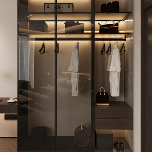 Современная однотонная деревянная пятизвездочная гостиничная мебель для спальни по индивидуальному заказу от производителя для гостиной и спальни - Product Image 4