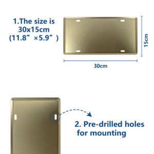 Targa Metallica Retrò Vuota con Design Personalizzato per Stampa a Sublimazione UV e Stampa Offset - Placca all'Ingrosso - Product Image 4
