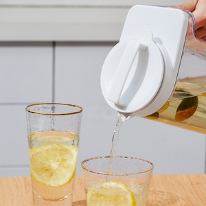Plastic Juice Pitcher Household <b>Teapot</b> Kettle <b>Large</b> Capacity Beverage Storage Container Heat Resistant Cold Water Jug - Product Image 1