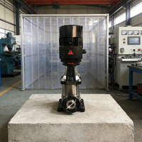 Pompe Jockey Verticale Multi-étages en Acier Inoxydable Haute Pression 0,5 CV pour Eau Propre