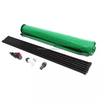Baril de pluie pliable en PVC portable d'usine avec couvercle en maille pour la collecte d'eau de pluie dans le jardin à domicile