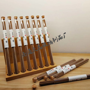 หลอดแก้วใสสำหรับใส่ธูปเทียนจิง ขนาด 21 ซม. น้ำหนัก 10 กรัม ความโปร่งใสสูง ปากตรง ก้นแบน หนาพิเศษ จากโรงงานโดยตรง - Product Image 1