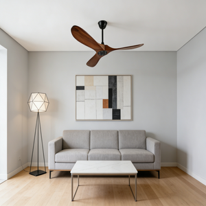 Ventilador de Techo Decorativo de Madera Estilo Minimalista para Hoteles, Apartamentos y Espacios Interiores - Product Image 1