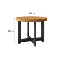Table et chaises de café en bois massif, espace lounge, salle de négociation, canapé et table de restauration, combinaison table et chaise