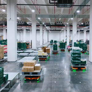 Industria logística Carga pesada <span class=keywords><strong>AGV</strong></span> Transporter Robot móvil Vehículo guiado automatizado - Product Image 5