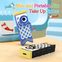 Nouveau Design japonais carpe drapeau USB HUB ordinateur portable bureau universel rouge poisson Kawaii 2.0 Koinobori 4 ports Type C USB HUB