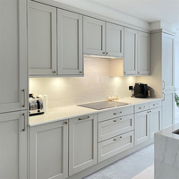 CBMMart 2025 Armoire de cuisine en bois massif haut de gamme personnalisée avec tiroir de cuisine coulissant