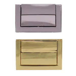 Heavy Duty Zinc Alloy Gold Plated Small Metal Accessories Jewelry Box Hardware Lock Clasp