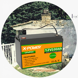 X-POWER <b>12V</b> 100Ah Solid State <b>Battery</b> 1280Wh 100A BMS 5-Year Lifespan Cathode for Uninterruptible Power Supplies - Product Image 3