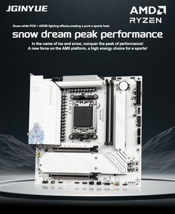 JGINYUE B650M Snow Dream AM5 Pc placa base para juegos compatible con procesadores de la serie Ry 7000/8000/9000 - Product Image 6