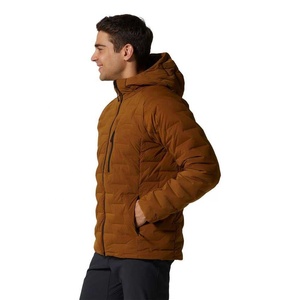 Vêtements de sport d'extérieur personnalisés de haute qualité pour hommes, veste en <span class=keywords><strong>duvet</strong></span> de canard <span class=keywords><strong>gonflable</strong></span> et légère, résistante à l'eau, avec ourlet réglable, vente en gros - Product Image 3