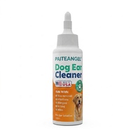 Nettoyant Auriculaire pour Animaux de Compagnie Marque Blanche - Gouttes Auriculaires Sans Alcool pour Chiens pour l'Élimination du Cérumen, le Contrôle des Odeurs et le Soulagement des Démangeaisons - 100ml Vente en Gros