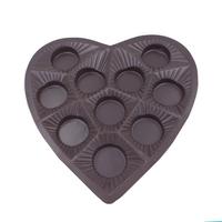 Plateau à chocolat à cavité transparente en plastique Truffe Blister Insert Holder