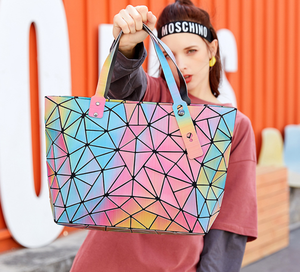 OEM ODM Vente en gros <span class=keywords><strong>Logo</strong></span> personnalisé Mode Femmes Marques célèbres Designer Sacs à main en cuir PU décontractés géométriques Sacs à main pour femmes - Product Image 4