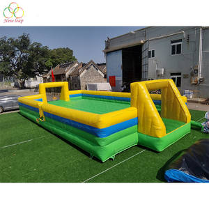 Коммерческая виниловая надувная спортивная игра для взрослых скольжения и скольжения человека футбольное поле со встроенным выдувным логотипом - Product Image 5