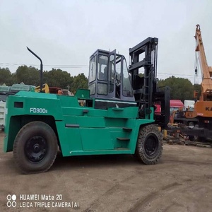 30ton 6D24 Used Mitsubishi Diesel Forklift with 4X4 Drive Two/Three Stage Mast Offroad for Construction Use - Product Image 4