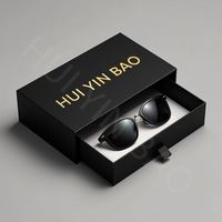 Boîtes d'emballage personnalisées de luxe pour lunettes de soleil, étuis à lentilles de contact, coffrets cadeaux en carton, ensembles de lunettes de soleil VR en cuir, boîtes à lunettes en papier