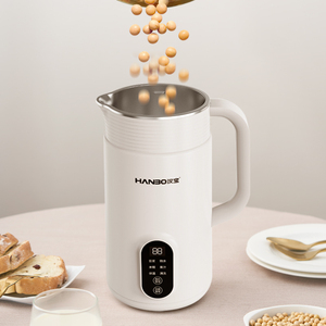 HANBO Fabrik preis 1L geräuscharme Sojabohnen milch maschine Küchenmaschine Sojamilch hersteller brechen Wand Lebensmittel mixer Sojabohnen milch maschine - Product Image 4