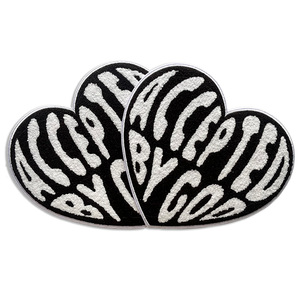 Patch en tissu rectangulaire auto-adhésif écologique avec logo de marque personnalisé 2026, bord coupé à chaud et impression sérigraphique pour vêtements - Product Image 5
