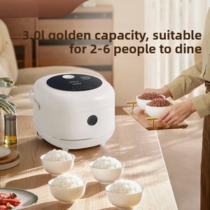 Cuiseur à riz intelligent multifonctionnel 3L en acier inoxydable 316 et plastique, avec revêtement intérieur sans revêtement pour cuisson à faible teneur en sucre, usage domestique - Product Image 5