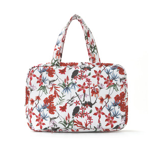 Trousse de Toilette Vintage Pliable à Quatre Volets, Imperméable, Grande Capacité, Rangement Cosmétique, Séparation Sec/Humide, Portable pour Salle de Bain - Product Image 5
