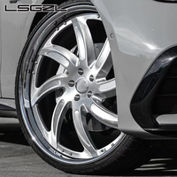جنوط سيارات الركاب المخصصة من قطعتين أو ثلاث قطع مقاس 18 و19 و20 بوصة، 5x112، 5x120، 5x130، 5x114.3، عجلات مطروقة 6x139.7، جنوط مطروقة لسيارات السباق