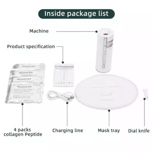 Máquina para Hacer Mascarillas Faciales de Frutas y Vegetales, Mini Máquina para Hacer Mascarillas Faciales para Uso Doméstico - Product Image 6