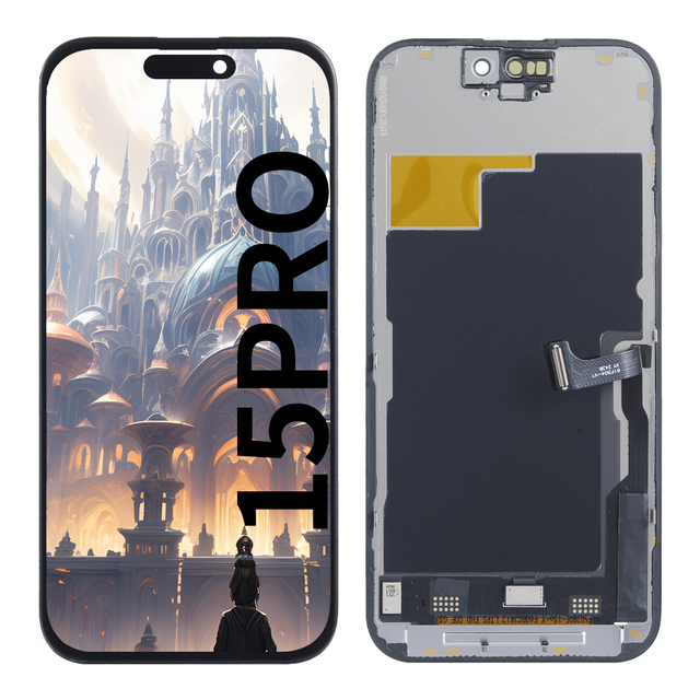 ZY High Quality Mobile Phone LCD Touch Spare Parts Replacement Screen for iPhone 15 Pro 1 Year Warranty
