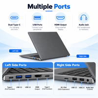 Laptop Murah 14 Inch Ready Stock RK3566 Quad Core 2GB RAM 32GB FHD IPS Notebook Ordinateur Portable Grosir Pabrik OEM SKD CKD