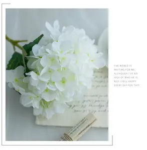Шелковый искусственный цветок, цветная Гортензия, свадебное украшение, гортензия