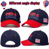 Casquettes authentiques américaines pour hommes, casquette de baseball avec drapeau américain, chapeau patriotique élégant, casquette ajustable brodée pour hommes et femmes