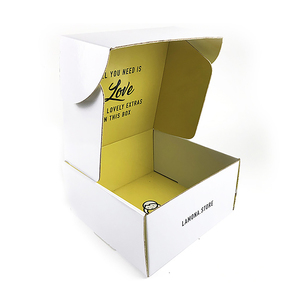 Sinh thái thân thiện tùy chỉnh in Kraft carton quần áo màu đen bao <span class=keywords><strong>b</strong></span>ì các tông sóng Giày gửi thư vận chuyển hộp - Product Image 5