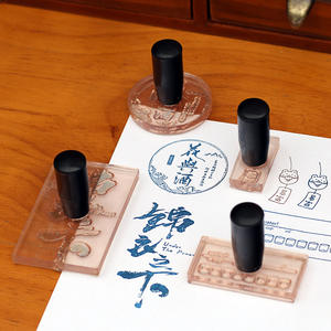 Sceau en résine polymère transparent et personnalisé, 20 pièces, pour la fabrication de cartes de lettres, joyeux anniversaire, <span class=keywords><strong>merci</strong></span>, <span class=keywords><strong>merci</strong></span>, <span class=keywords><strong>merci</strong></span> - Product Image 5