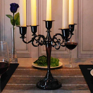 Bougeoirs en métal à base de marbre blanc pour la décoration de la maison et du mariage Éclairage intérieur de la maison et du salon à grande vente - Product Image 4