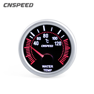 CNSPEED เครื่องวัดอุณหภูมิน้ำ 52 มม. ยูนิเวอร์แซล 12V เครื่องมือวัดในรถยนต์พร้อมตัวชี้แสงสีขาว - Product Image 1