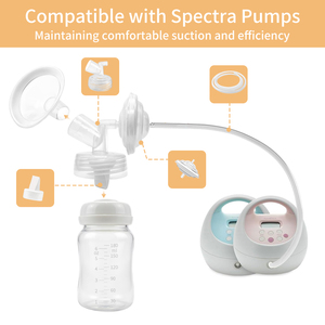 อุปกรณ์เสริมเครื่องปั๊มนมแบบด้านเดียว ขายตรงจากผู้ผลิต ผลิตจากวัสดุเกรดอาหาร ใช้ได้กับ <span class=keywords><strong>Spectra</strong></span> <span class=keywords><strong>S1</strong></span> S2 9+ - Product Image 3