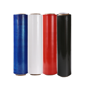Rollo de película de PE/LLDPE de 20 micras, plástico elástico colorido para sándwich, aperitivos, alimentos, fundición de mascotas para industrias alimentarias - Product Image 1
