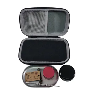 Kit de amoladora portátil, Protector personalizado, caja de almacenamiento de Pipa, peine, suministros de tienda de humo