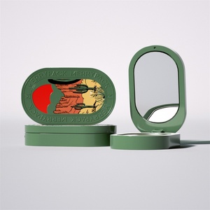 Magnetic Refillable Metal Sliding Box Solid Perfume Balm Can Tray Container Balm Container - Product Image 5
