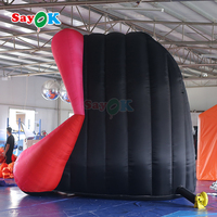 Sayok géant publicité gonflable bouche ouverte Sexy lèvres forme modèle gonflable pour la décoration de fête