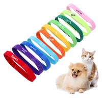 Colliers pour chiots, 15 pièces, colliers souples et réglables pour l'identification des chiots, ceinture d'identification légère pour chiots et chatons