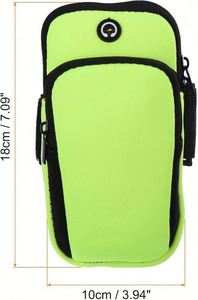 Brassard de sport multifonctionnel pour smartphone avec trou pour écouteurs et poches pour coureurs – Sac de course en plein air – Promotion - Product Image 2