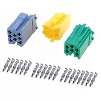 Conectores Mini ISO de 6 Pines para Radio Blaupunkt VW Renault VDO Audi Fiat Seat