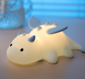 Small Cute Dragon Magnetic Silicone Rainbow Night <b>Light</b> with Touch Control Cartoon LED <b>Sleep</b> lamp for Kids Bedroom gift - Product Image 4