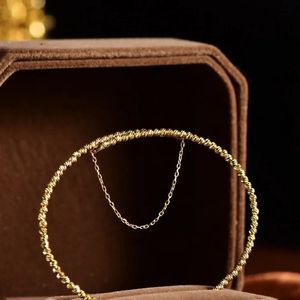 Xinfly Au750 18K Gold <b>Bangle</b> Luxury Fashionable <b>Charm</b> Bracelet for Women Fine Jewelry for Wedding Party or Gift - Product Image 5