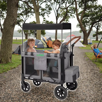 Poussette-chariot SHUANGXING, cadre en alliage d'aluminium, design pliable, matériau Oxford - minimalisme et fonctionnalité maximale
