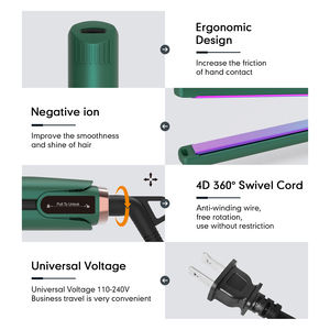 Plancha <span class=keywords><strong>de</strong></span> <span class=keywords><strong>Pelo</strong></span> Eléctrica Portátil Nova Professional con Pantalla LCD <span class=keywords><strong>de</strong></span> Titanio, Rango <span class=keywords><strong>de</strong></span> Temperatura <span class=keywords><strong>de</strong></span> 50-250, Protección Contra Sobrecalentamiento - Product Image 4