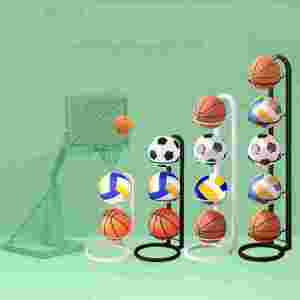 Vente en gros d'équipements sportifs Présentoir en métal pour magasin de basket-ball et de football Support de rangement pour support - Product Image 3